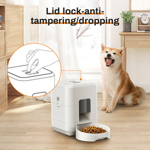 Distributeur de nourriture pour animaux de compagnie avec caméra 720P, double alimentation, distributeur de nourriture pour chat programmable de 2 L pour les soins des animaux pendant les vacances - Product Image 4