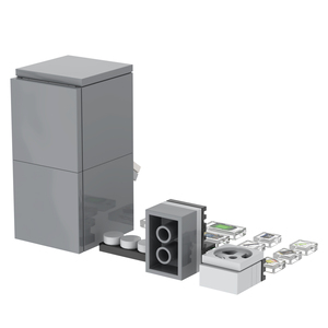 MOC1773 Serveur de jeu de tir, 95 pièces de briques à assembler, modèle éducatif en plastique DIY, blocs de construction pour enfants, jouets cadeaux - Product Image 5
