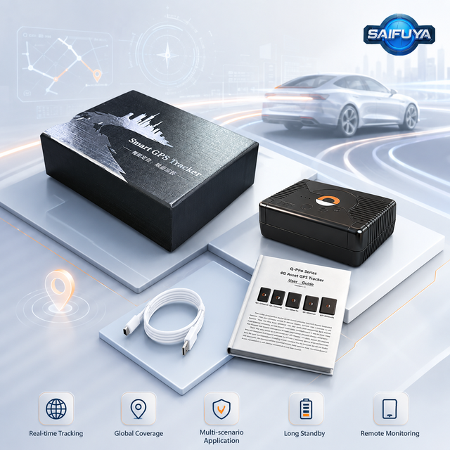 4G GSM GPS Tracker Real-Time Tracking for Cars & Trucks Fleet-Portable Wireless Built-in Magnet with PC Compatibility
