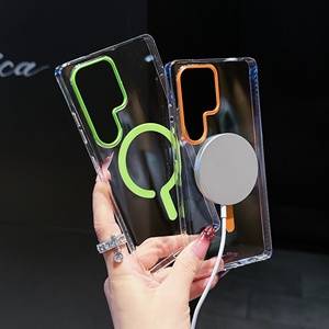 เคสโทรศัพท์มือถือแบบใสกันกระแทก ป้องกันเลนส์กล้องด้วยแม่เหล็ก สำหรับ Samsung S25 Ultra - Product Image 2