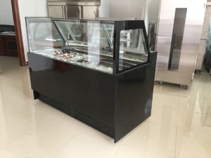 <span class=keywords><strong>Vetrina</strong></span> Refrigerata Commerciale da Banco per Gelato Soft, Congelatore Espositore per Negozi - Product Image 6