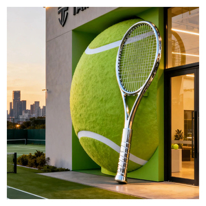 Escultura <span class=keywords><strong>de</strong></span> Resina Gigante con Temática <span class=keywords><strong>de</strong></span> <span class=keywords><strong>Tenis</strong></span>, Vibrante, <span class=keywords><strong>de</strong></span> Fabricante Profesional, para Instalaciones Deportivas y Eventos <span class=keywords><strong>de</strong></span> Marketing <span class=keywords><strong>de</strong></span> <span class=keywords><strong>Marca</strong></span> - Product Image 4