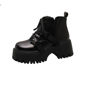 Nouvelles bottes mocassins d'été pour femmes, style britannique, à fermeture éclair, hauteur genou, confortables et tendance, pour moto - Product Image 6