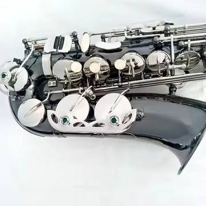 Saxophone <span class=keywords><strong>alto</strong></span> noir, clés nickelées, bon <span class=keywords><strong>prix</strong></span>, <span class=keywords><strong>instrument</strong></span> - Product Image 2