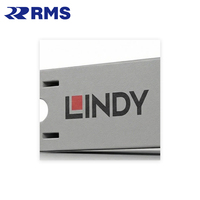 Verrou de port USB LINDY bleu, type A, bloqueur USB, clé de sécurité informatique, protection antivol des ports