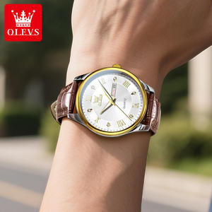   Reloj de Cuarzo Clásico Luminoso, Deportivo, de Cuero, con Calendario, Resistente al Agua, para Hombre, con Logotipo Personalizado OEM, Venta al Por Mayor 3649 - Product Image 5