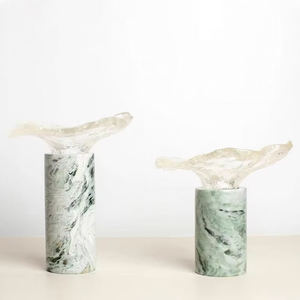 <span class=keywords><strong>Ferrando</strong></span> arroz blanco negro mármol candelabro ornamento fábrica venta al por mayor decoración sala de estar restaurante Hotel modelo habitación - Product Image 1