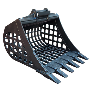 Godet de tri à grille pour excavatrice haute performance pour travaux routiers et aménagement paysager, destiné au tri des matériaux et à la séparation des matériaux dans les carrières - Product Image 6