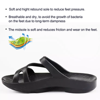 Chaussures confortables coréennes personnalisées pour diabétiques Hallux Valgus antibactérien Eva sandales orthopédiques chaussures pour hommes