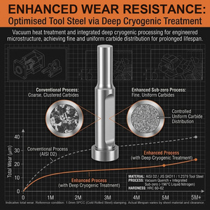 Punzón de Bloqueo de Bolas ISO 10071 de Alta Resistencia con Punzón Métrico SKH51 <span class=keywords><strong>M2</strong></span> 1.3343 para Troqueles de Estampado Automotriz de Precisión - Product Image 4