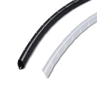 Funda Flexible para Cable Eléctrico, Protector de Manguera en Espiral de Fácil Instalación, Envoltura en Espiral, 1 Pulgada