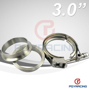 304 Stainless Steel 3 Inch <b>Quick</b> <b>Release</b> <b>Clamp</b> 76mm For Turbine Exhaust Downpipe - Product Image 4