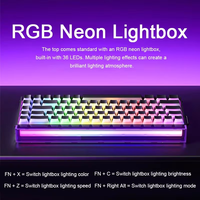 Clavier mécanique de jeu AULA Hero 84 HE 75% filaire RGB magnétique USB-C programmable à effet Hall avec actionnement réglable