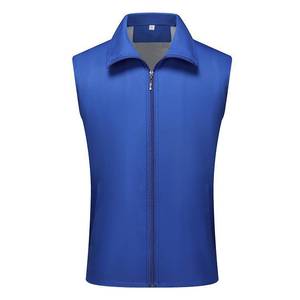 Gilet rouge double couche unisexe, uniforme de travail, vêtements pour activités de bénévolat - Product Image 4