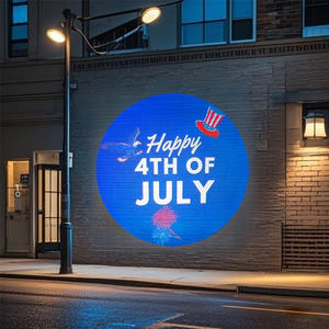 Proyector de Logotipo Personalizado con LED Gobo, Aleación de Aluminio, IP20, 8500K, Iluminación Decorativa de Alta Claridad para Uso en Interiores - Product Image 1