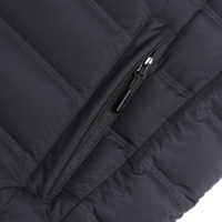 Doudoune pour homme à col montant, longueur standard, 90% duvet d'oie blanc, coupe-vent, imperméable, coque en polyester, manteau d'hiver matelassé