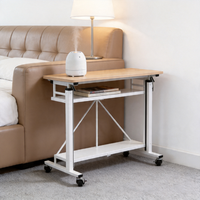 Table de présentation mobile moderne - Pliante en alliage d'aluminium pour les vendeurs ambulants et les repas de bureau