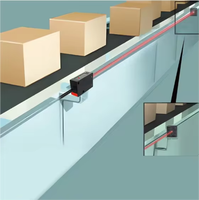 Capteur laser longue portée 6 mètres NPN PNP avec amplificateur à fibre LA-N11N Détection numérique BGS CMOS par réception lumineuse