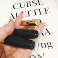 Bouteille liquide de croissance des cils en or noir chaud 3g classique bouteille liquide d'eyeliner de moulage par injection bicolore bouteilles d'eyeliner