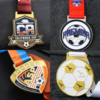 Médaille de boxe en or gravée sur mesure avec logo en gros
