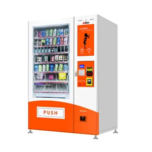 Máquina expendedora Afen, fabricante de dos gabinetes, máquinas expendedoras combinadas para artículos de venta al por menor