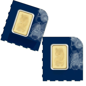 Elmas külçe ambalaj ile altın Bar Void güvenlik <span class=keywords><strong>Blister</strong></span> durumda için yüksek kalite plastik PVC kart kollu altın sikke Blab durumda - Product Image 3