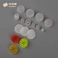 HDPE Biochips Bio Carrier MBBR Biocell Filtro flotante Medios Bio Chip para aguas residuales