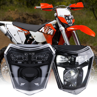Le plus récent phare Led pour ktm 250 Exc-F2015 65W phares de feux de croisement moto pour KTM XC SX SXF Dirt Bike