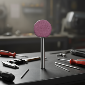 Disco de Pulir Esférico de Cerámica con Punta de Diamante de 15 mm y Vástago de 6 mm para Desbarbado y Pulido de Precisión - Product Image 2