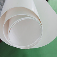 Feuille de PTFE 3 mm en gros et plaque de plastique PTFE autolubrifiante pour guides coulissants de machines-outils