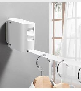 Séchoir à <span class=keywords><strong>linge</strong></span> rétractable mural sans perçage de marque chinoise pour la maison et l'extérieur, en vente - Product Image 2