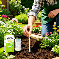 Kit de bandelettes de test de pH du sol 3.5-9.0 |   Testeur de sol pour légumes de jardin et de ferme, idéal pour la culture de tomates et de carottes