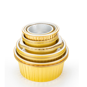 Moule à pâtisserie jetable en aluminium imprimé avec couvercle, pour desserts, confiseries, cupcakes, riz, compatible four, qualité alimentaire, OEM - Product Image 1