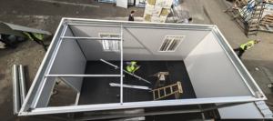 Cinese Mini impermeabile prefabbricato prefabbricato casa Mobile pieghevole contenitore pieghevole <span class=keywords><strong>in</strong></span> <span class=keywords><strong>legno</strong></span> e acciaio Mobile negozio di alloggiamento - Product Image 5