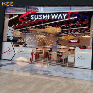 Suşi <span class=keywords><strong>Bar</strong></span> iç özel Logo beyaz aydınlatmalı Corian havaalanı otel kahve yat tatil deniz gıda restoran suşi dükkanı <span class=keywords><strong>Bar</strong></span> sayacı - Product Image 6
