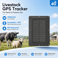 Rastreador Profesional de Ganado con Monitor de Ingesta de Alimentos y Localizador GPS, Compatible con GPS+BDS+AGPS+LBS, Posicionamiento Preciso