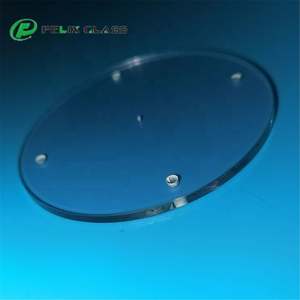 FELIX - Láminas de Vidrio Transparente de Sodalime D263T, las Más Económicas, con Orificios en el Centro - Product Image 1