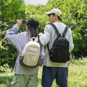 Sac à dos de sport élégant et léger en nylon imperméable, sac de voyage grande capacité, sac d'école <span class=keywords><strong>chic</strong></span> et minimaliste pour femmes - Product Image 2