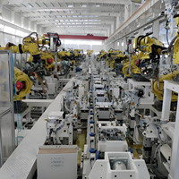 Système de soudage robotisé automatique haute efficacité tout-en-un avec PLC pour la fabrication de métaux, capacité personnalisable par CST