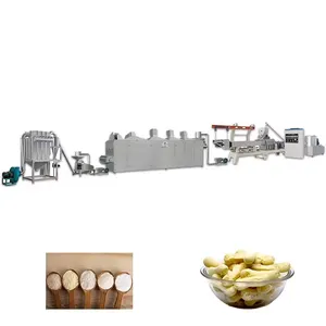 High-yield small-scale industrial fine powder puffed modified starch production line