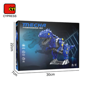 Nuevo Diseño STEM, Juguetes de Dinosaurios con Control Remoto, Robot <span class=keywords><strong>Dino</strong></span>, Set de Construcción, Dinosaurio T-<span class=keywords><strong>Rex</strong></span> Caminante con Control Remoto para Niños - Product Image 6