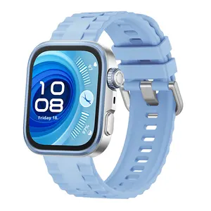 <span class=keywords><strong>Correa</strong></span> de Silicona para <span class=keywords><strong>Huawei</strong></span> <span class=keywords><strong>Watch</strong></span> <span class=keywords><strong>Fit</strong></span> 4 Pro Fit4, Pulsera Suave de Repuesto para Reloj Inteligente <span class=keywords><strong>Fit</strong></span> 3 - Product Image 2