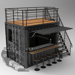 Contenedor Popular de 20 pies de cubo alto, Bar de playa, casa de café, restaurante, cafetería, cabina y mesas - Product Image 5