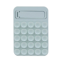 Support pliable à hauteur réglable avec ventouse en silicone et poignée antidérapante pour téléphone portable