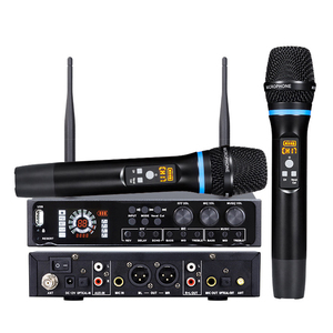 Micrófono Inalámbrico DSP Nuevo al por Mayor para Karaoke con Control de Agudos, Graves y Reverberación BT, con Efector Integrado para Cantar - Product Image 2