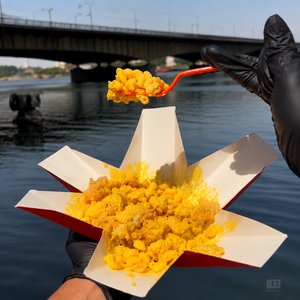Scatole per Asporto Ecologiche Riciclabili Pieghevoli Rigide con Goffratura per Imballaggio Alimentare, Scatola per Noodle e Riso <span class=keywords><strong>Mendi</strong></span> - Product Image 2