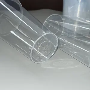 Bol à collation jetable transparent de 8 oz avec couvercle Logo personnalisé Tasses en plastique PS PVC PE ABS pour Soda Champagne Whisky fabriquées en Chine