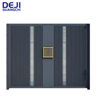 Portail de jardin en aluminium ajouré sculpté, portail d'entrée artistique en métal pour la intimité, portail décoratif pour allée de villa
