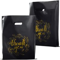 Sac de remerciement écologique en PLA de luxe pour vêtements et marchandises, sac de courses compostable et biodégradable en plastique