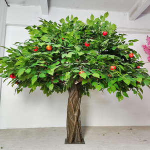 Gros Grand Pommier Artificiel Intérieur Extérieur Décoratif Simulé Real Touch Plantes Faux Arbre Naturel - Product Image 2